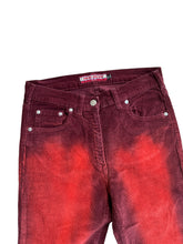 Load image into Gallery viewer, Deadstock Miss Denim red corduroy pants
