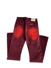 Load image into Gallery viewer, Deadstock Miss Denim red corduroy pants
