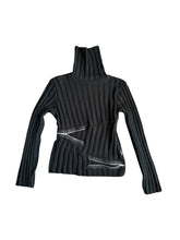 Load image into Gallery viewer, “AUTHENTIC” 00s turtleneck with zipper details
