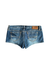 Load image into Gallery viewer, Y2K micro mini denim shorts
