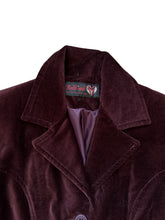 Load image into Gallery viewer, 90s velvet blazer
