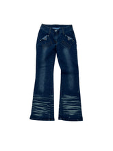 Load image into Gallery viewer, True Y2K flare denim pants with special details
