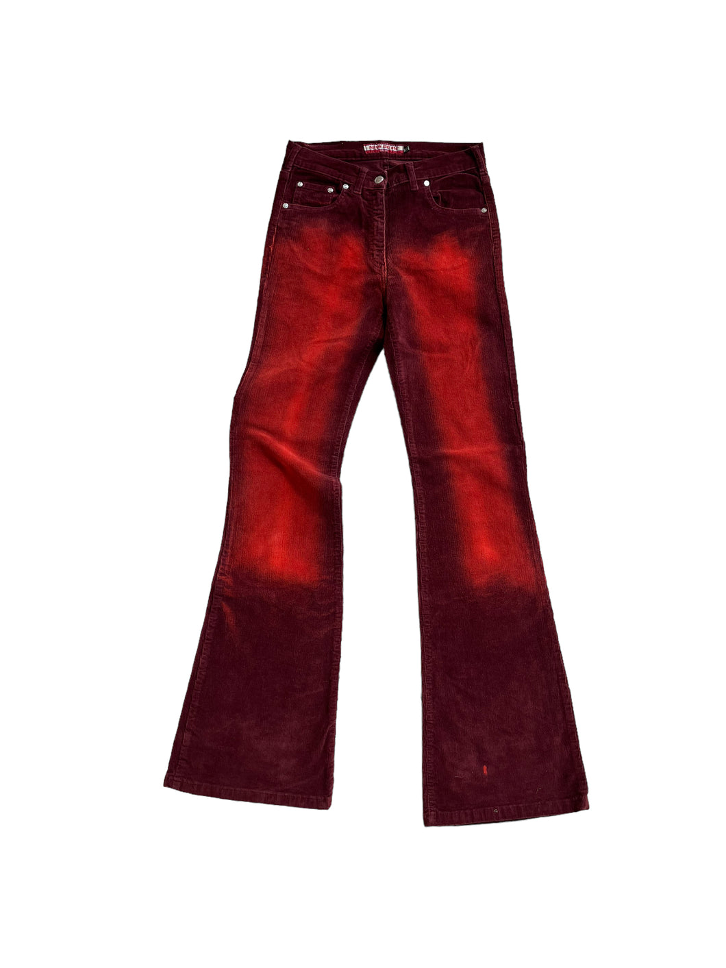 Deadstock Miss Denim red corduroy pants