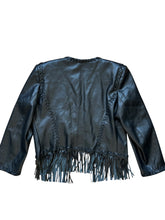 Load image into Gallery viewer, Vintage leather bomber jacket
