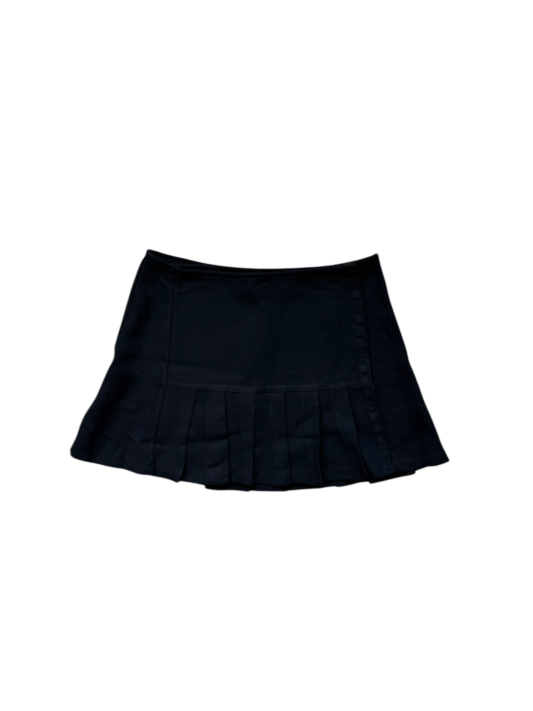 Mini preppy wrapping skirt