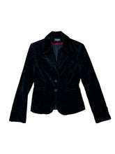 Load image into Gallery viewer, ToiMoi 00s velvet fitted blazer
