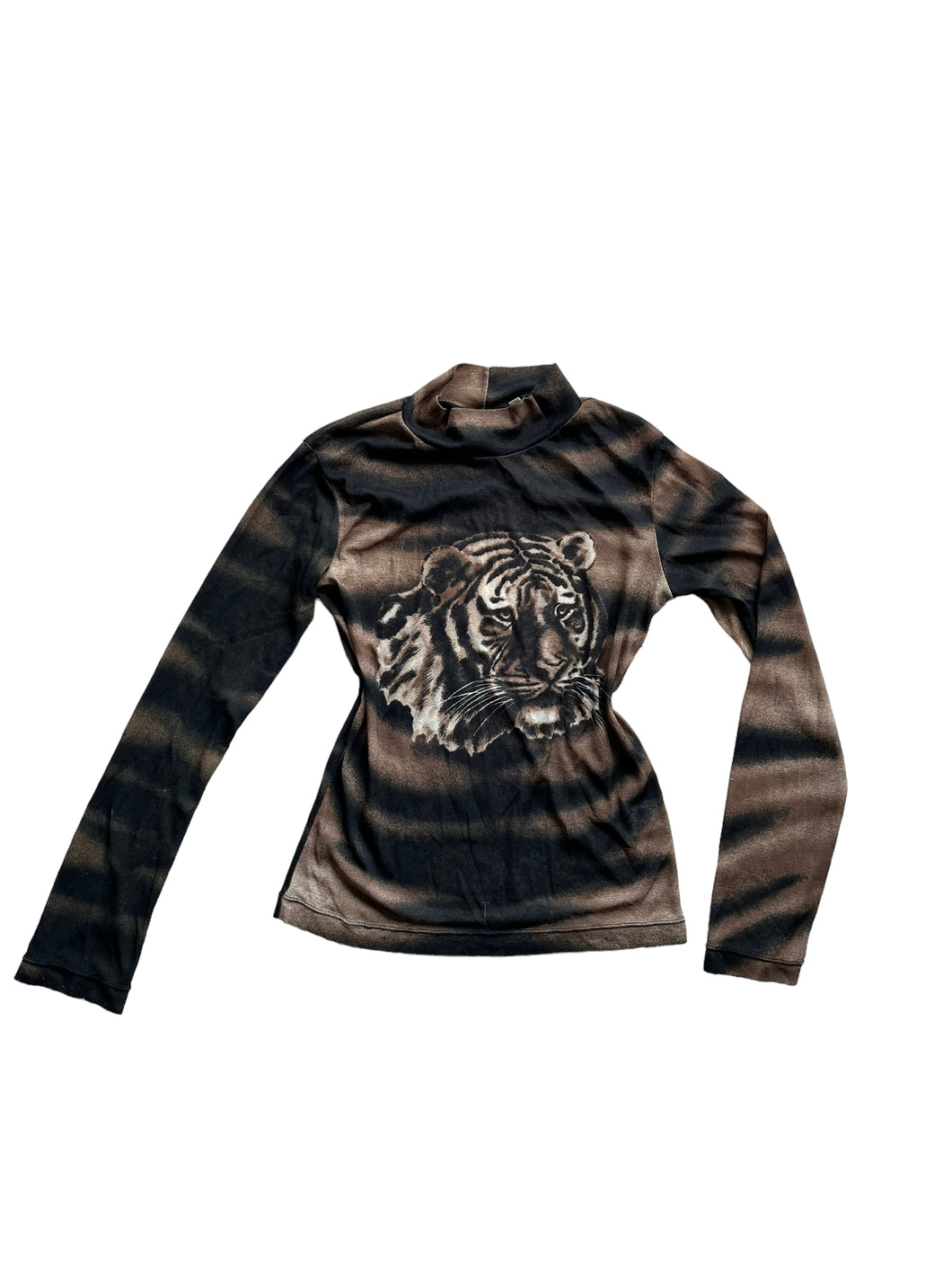 ICONIC Y2K mesh top w tiger on