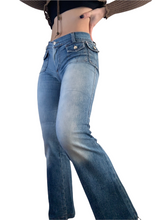 Load image into Gallery viewer, Y2K wide leg jeans
