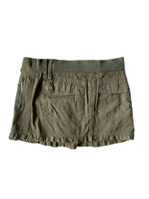 Load image into Gallery viewer, Khaki mini cargo skirt
