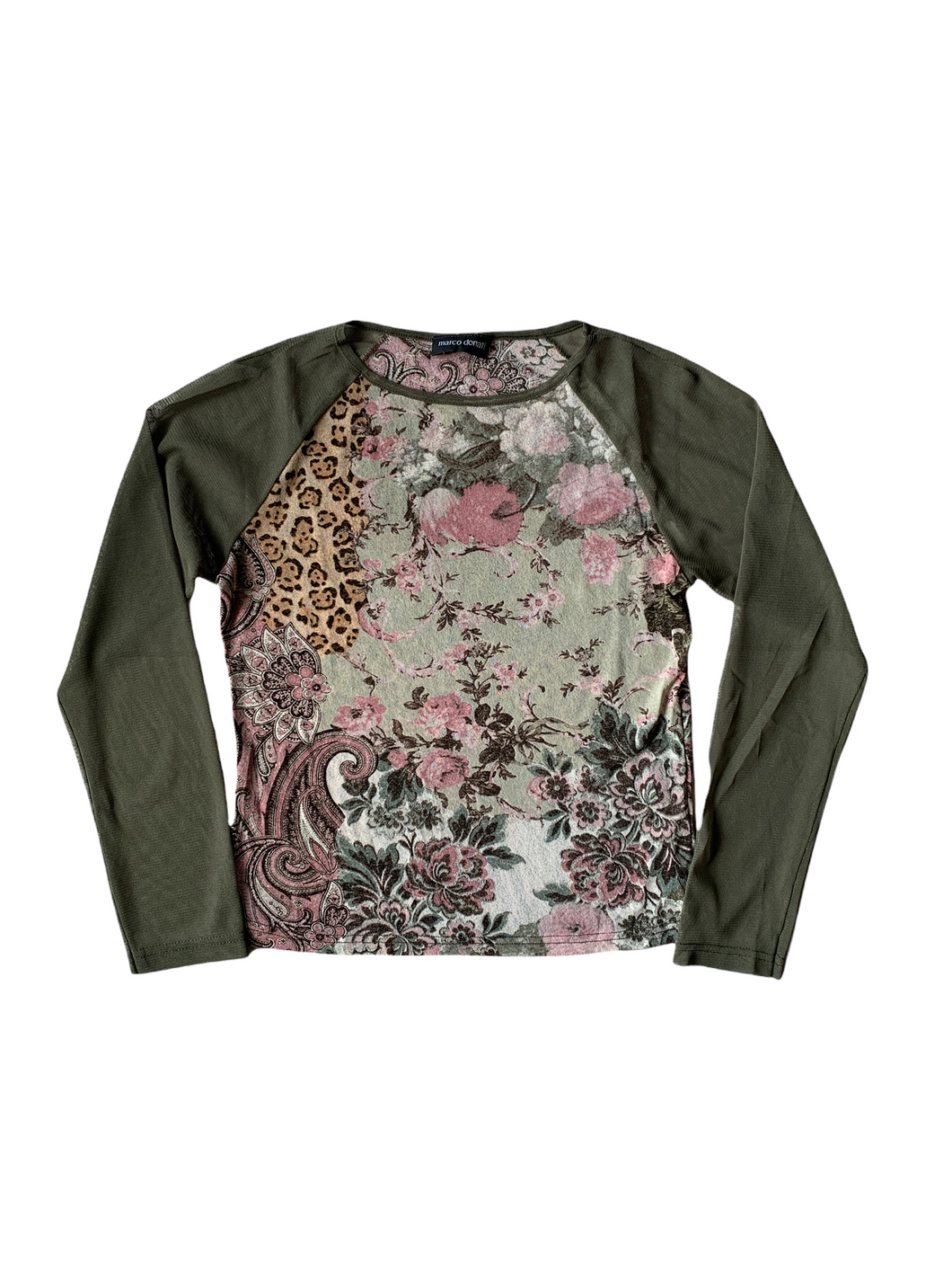 Iconic Marco Donati mesh top with see through sleeves