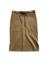 Load image into Gallery viewer, Super cute corduroy skirt with attached belt
