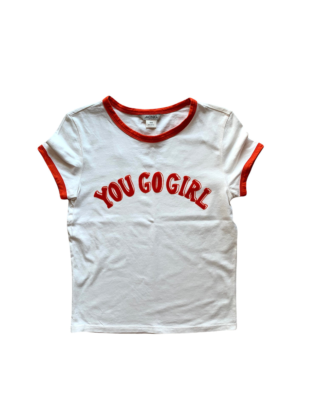 “You go girl” 00s baby tee