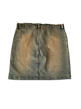 Load image into Gallery viewer, Vintage washed out denim skirt
